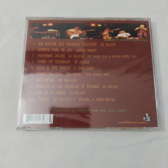 Oriente Ten Spaces in Time CD Afro-Cuban Jazz Bob Marley Prod By Eddy Balzola - Picture 6 of 6